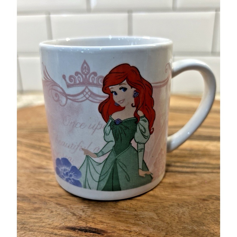 Vintage 90s Disney Princess‎ Mug Only Bought In Store - Small 3" Ariel Aurora